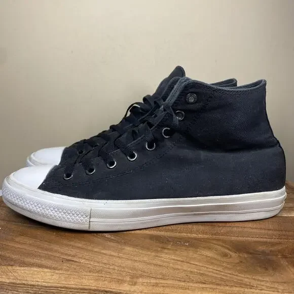 Converse Chuck Taylor All Star II Shoes Mens Black White Size 12 Shoes 150143C
